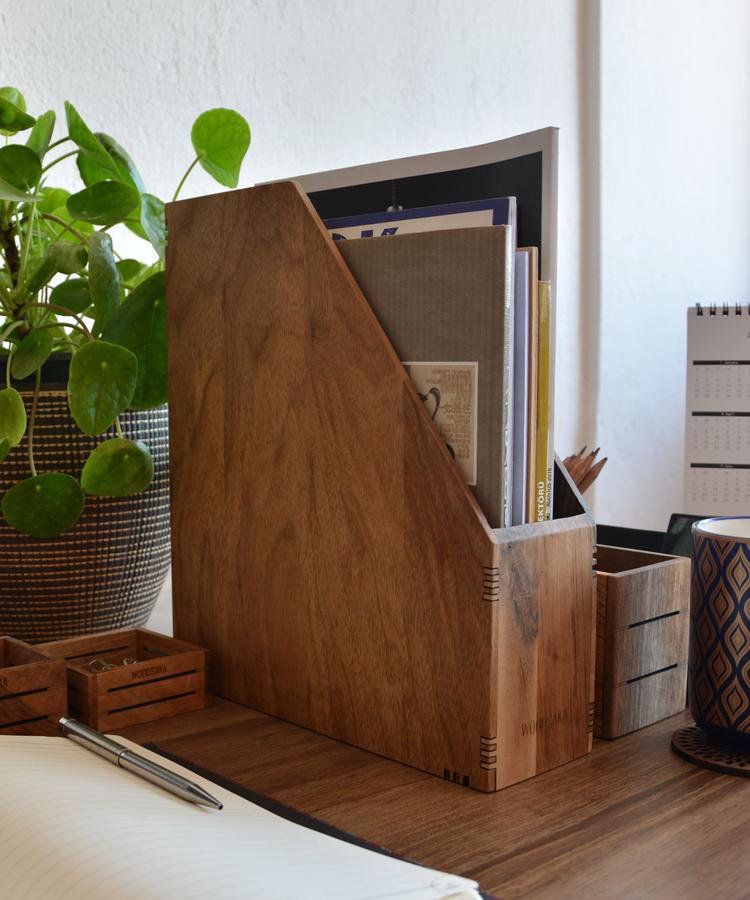 Reka - Magazine Rack / Holder - WOODSAKA
