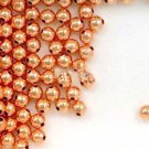 Cooper round beads pkg 30