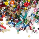 Glass beads Mixed colors pkg 50