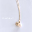 Pearl and shell necklace (14Kgf)