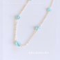 Apatite summer necklace (14Kgf)