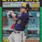 Christian Yelich 2021 Topps Silver Pack Green Parallel #86TC-59 Milwaukee Brewers Baseball Card /99