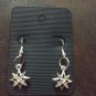 North Star Diamond Christmas Dangle Earrings