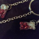 Christmas Gummy Bear Keychain Gummibar Keyholder Accessories