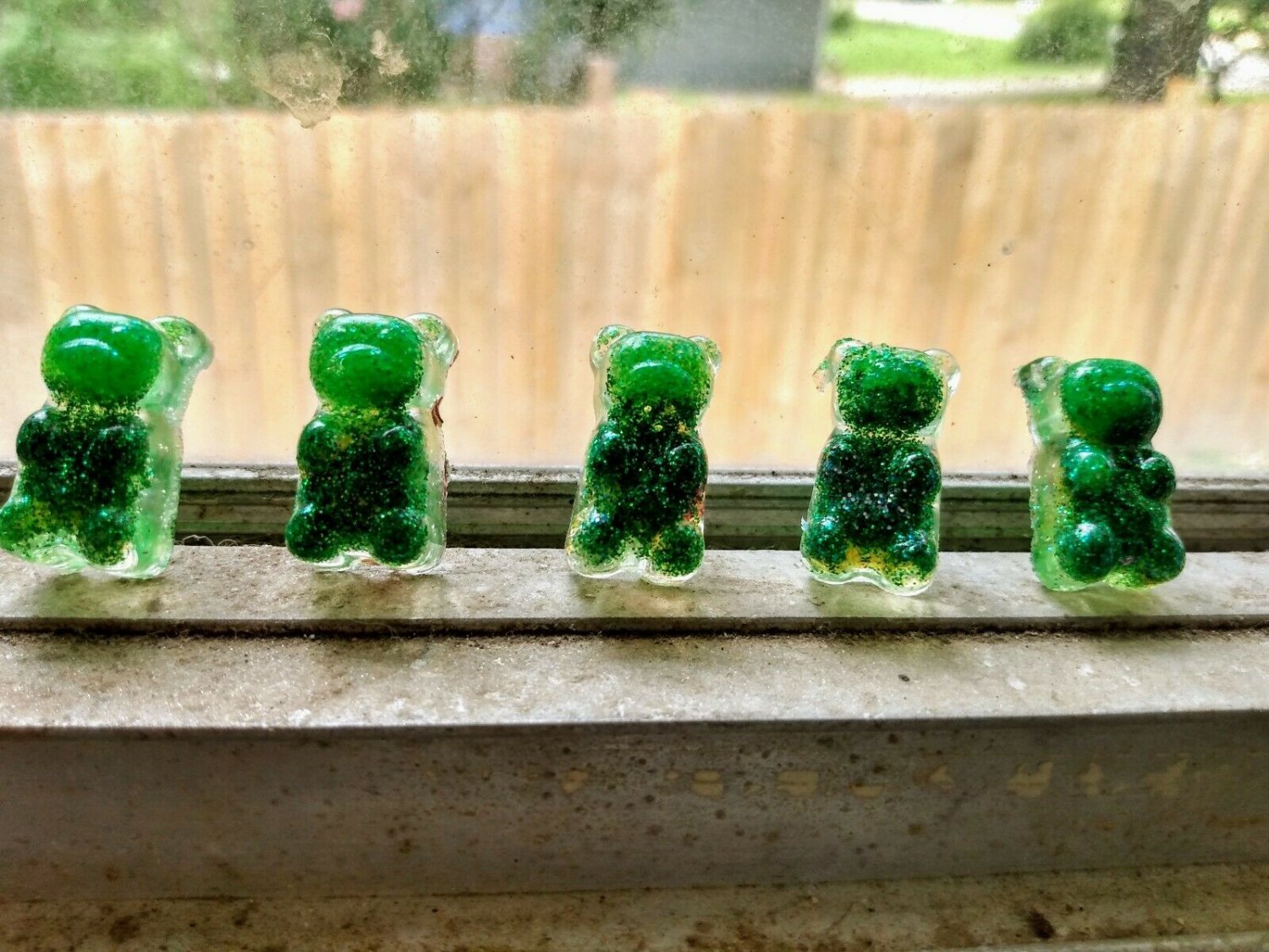 St. Patrick's day Gummy Bear Keychain Gummibar Keyholder Accessories