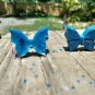 Glittery shiney reflective Butterfly Charm accessory