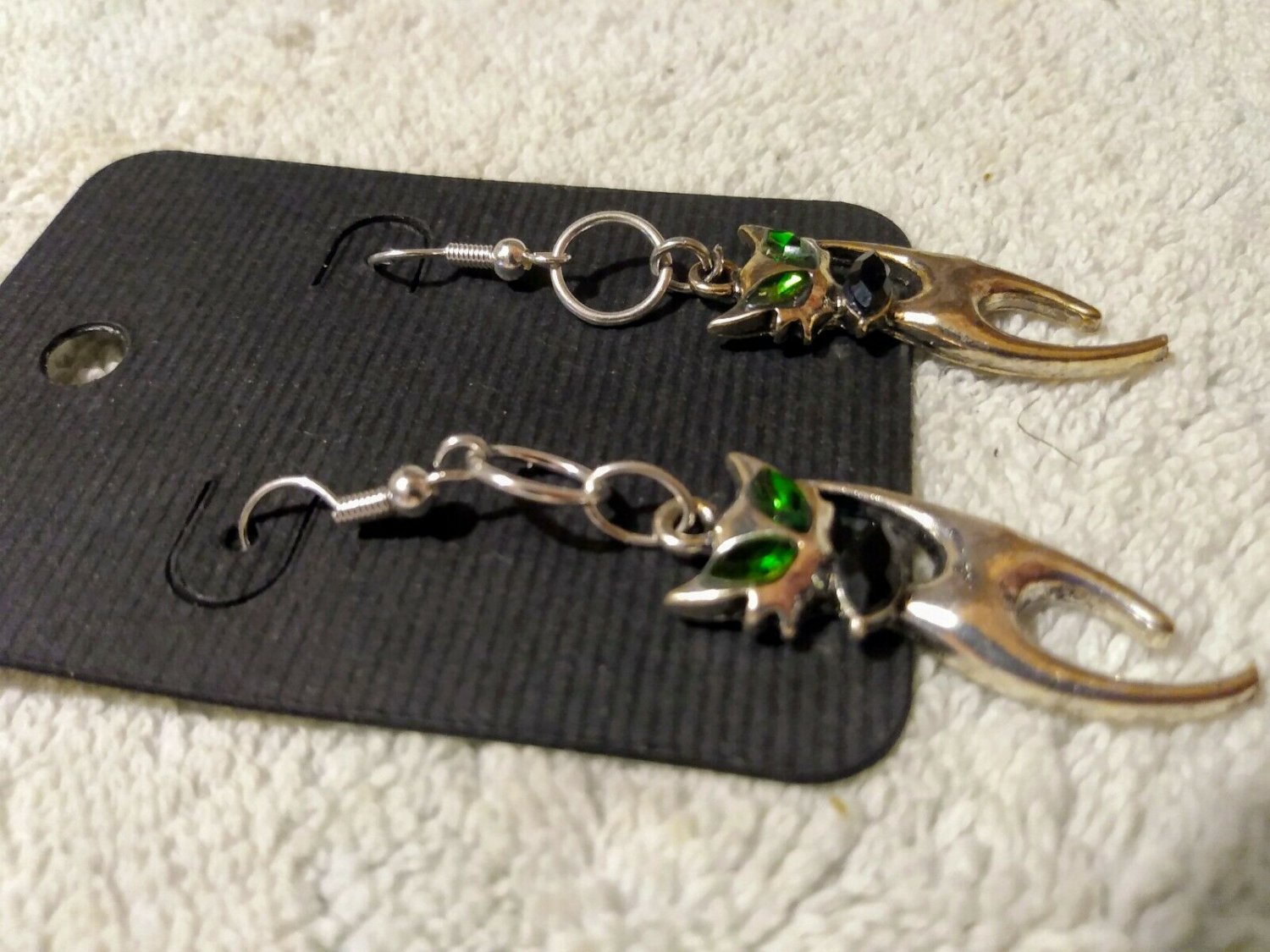 Halloween Earrings Set Dangle Jewelry Black Cat