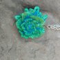 Rose Flower Pendant Necklace handmade fashion jewelery