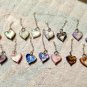 Color Faded heart keychain