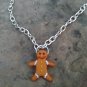 Women Boot Bracelet Silver Metal Chain gingerbread Ornament Anklet Shoe Charm 