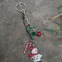 Christmas Snowman Holiday Keychain