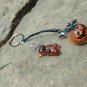 Halloween Gummy Bear Jack-o'-lantern Keychain Set