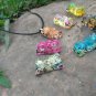 7 Colors Bear Pendants Keychain Resin Gummy Bear Pendant Necklace