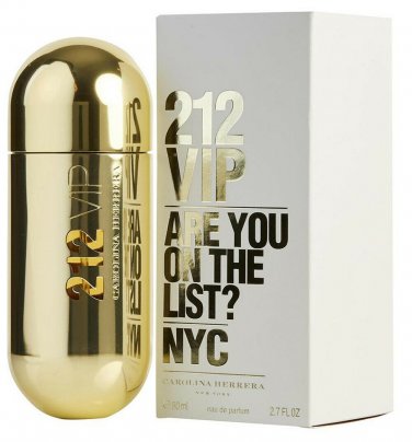 Carolina  Herrera  212 VIP Are You On The List NYC Perfume Ladies 80ml 2.7oz NEW