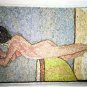 Antique Roman Girl Ancient ART mosaic MORANO - painting 120x60 sm ORIGINAL