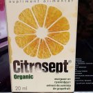 Citrosept Organic 20ml grapefruit extract organic natural