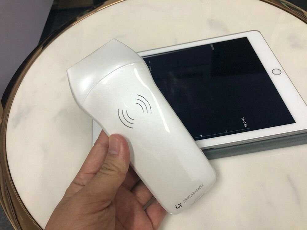 Wireless Portable Ultrasound Mini Scanner convex Array Probe 3.5Mhz 128 elem