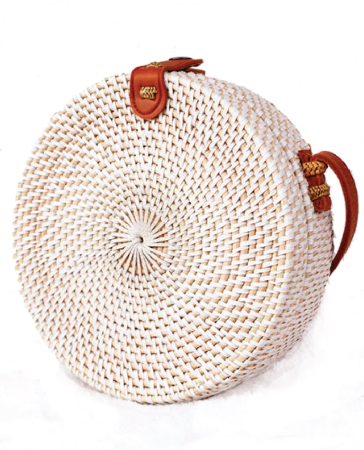 Bali Rattan Bag White