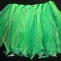 New green Tinkerbell dance dress up skirt tutu