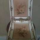 Pair Of Two Vintage Wondura Frame With Flower Picture Hand Finished