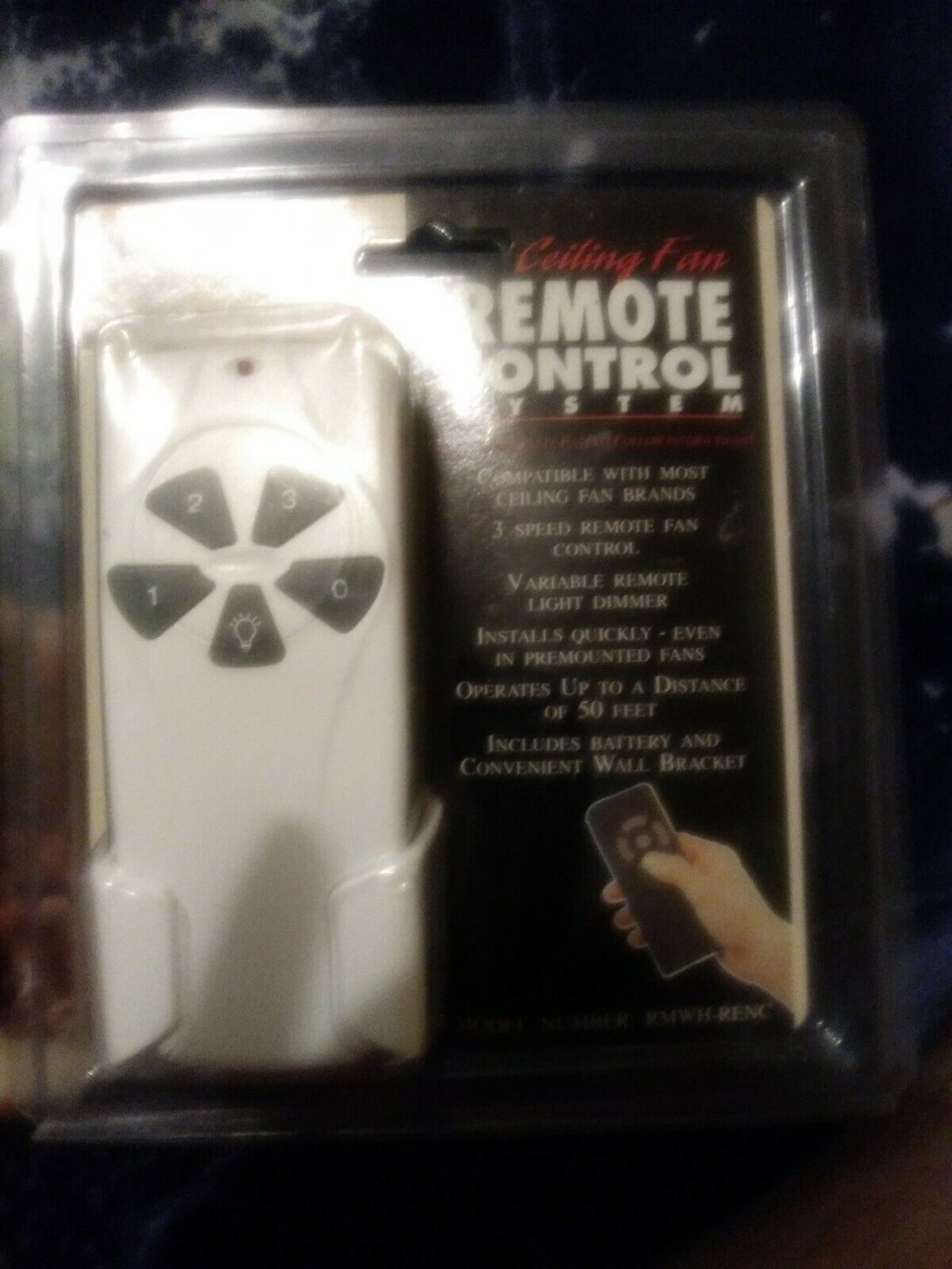 Ceiling Fan Remote Control System New In Box model number rmwh-renc