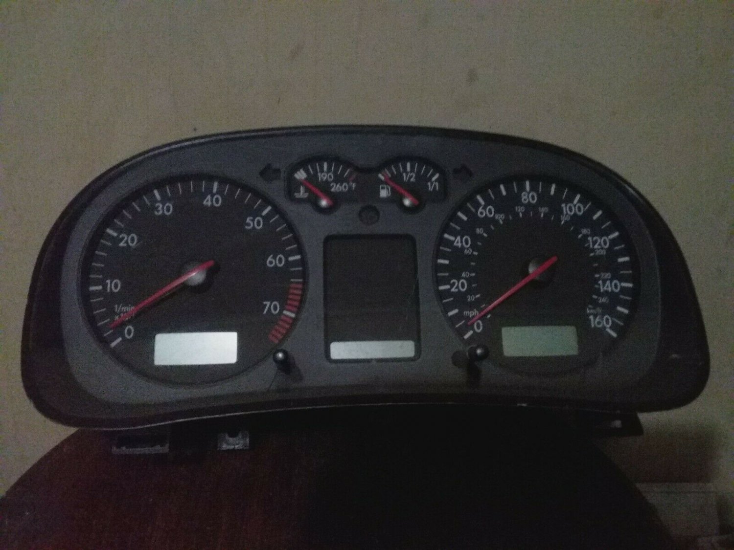 99 00 01 Passat Speedometer Instrument Cluster Dash Panel  around 120k
