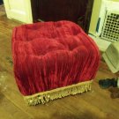 Vintage Velvet Foor Stool With Hassles