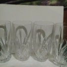 Marquis by Waterford OLD HIGHBALL Glasses (4 Pack) Great Shape Rare Design Thick