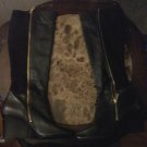 Michael Kors Black Leather Boots black and gold size 8.5