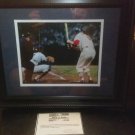 Stan Musial HOF Star autographed 15by18 framed color photo.  coa