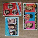 3 Card Lot 69-72 Rebound Leaders Topps Chamberlin,Alcindor-Abdul-Jabbar Cards