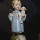 VINTAGE GERMANY GOEBEL SACRART HJ 32 HJ32 SHEPHERD BOY & LAMB FIGURINE painted