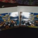 Lot 2 Hot Wheels Monster Jam Demolition Doubles NIB Sealed (Zombie Hunter,ElToro