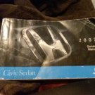 2007 HONDA CIVIC SEDAN OWNERS MANUAL