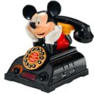 Telemania Mickey Mouse Talking Alarm Clock Radio Telephone (025578) Phone