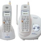 PANASONIC KX-TG2422W 2.4 GHZ TWO-HANDSET DIGITAL CORDLESS PHONE (WHITE)