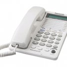 Panasonic KX TS208W - Corded phone - 2-line operation - white