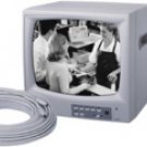 REAL TIME 4 CHANNEL OBSERVATION SYSTEM 12" B/W MONITOR WITH ONE CCD CAMERA AND 60 FT. CABLE