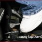 BLACK Motorcycle Ryder Clips Rubber Shift Sock Foot Peg Cover Street Bike Socks Boots
