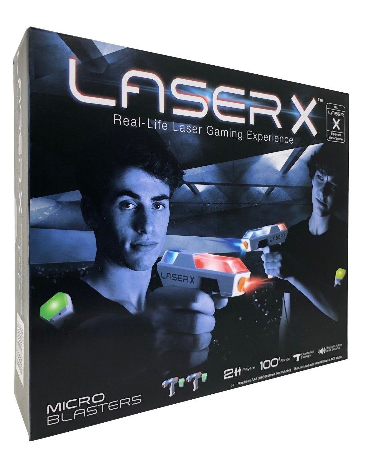 Laser X Two Player Micro Blasters Laser Tag Gaming Set