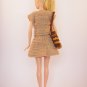 hand knitted 2-piece outfit + bag for Barbie // Barbie clothes // unique // PERFECT GIFT