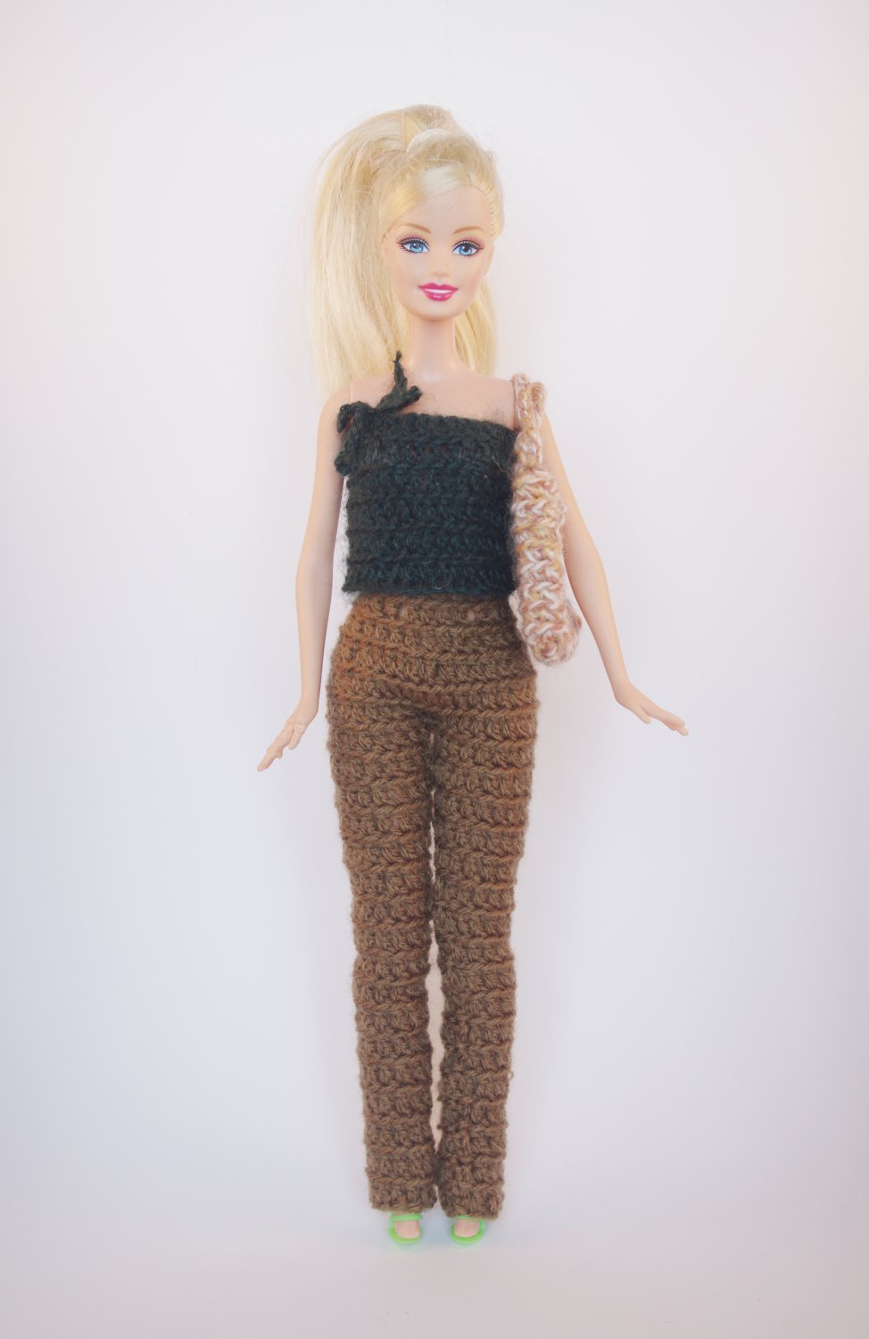 hand knitted universal outfit for Barbie // barbie set // OOAK// perfect gift for girl