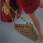 hand knitted 3-piece outfit + purse for Barbie | most for least price deal! | PERFECT GIFT