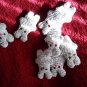 Soft neutral cream color and uniquely designed stuffy bunny: purple nose