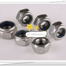For Stainless Steel M2 M2.5 M3 M4 M5 M6 Nylon Lock Nuts x 10x20x50x100pcs #SP62