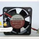 For SUNON KD1204PFS2 fan 40*40*10mm 12V 1.1W 2pin #SP62
