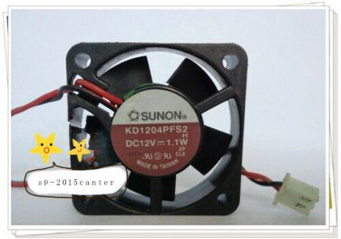 For SUNON KD1204PFS2 fan 40*40*10mm 12V 1.1W 2pin #SP62