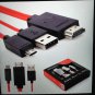 6.5 ft MHL Micro USB to HDMI 1080P HDTV Adapter Cable for Samsung phone tablet X