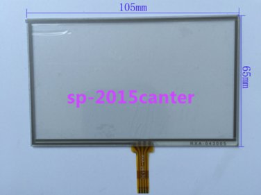 4.3" Touch Screen Digitizer Resistance Panel For GPS Navigation 105mm*65mm&