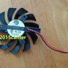 For 75mm ATI GTX460 GTX560 GTX580 R6870 Fan PLD08010S12HH 2wire 12V 0.35A #SP62